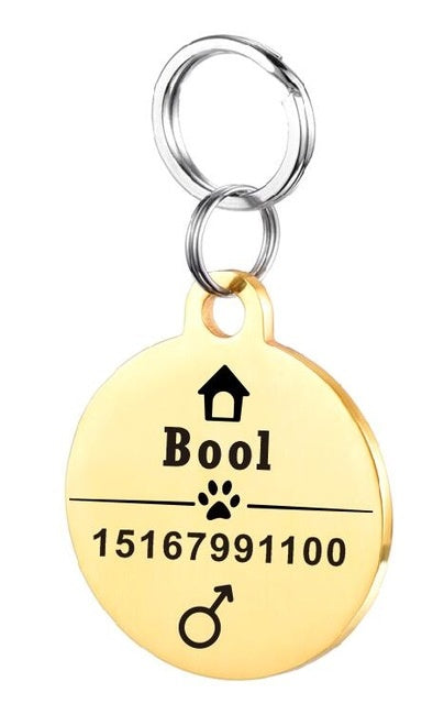 Custom Dog ID Tag – Stylish & Safety Combined