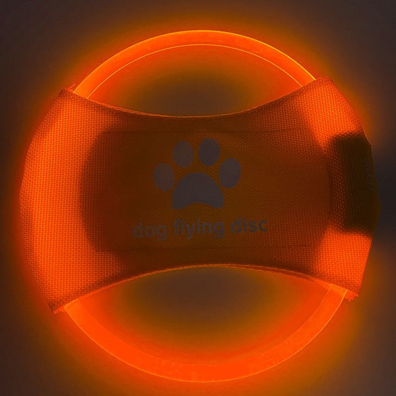 Glow-Up Dog Frisbee – LED Light-Up Flying Fun