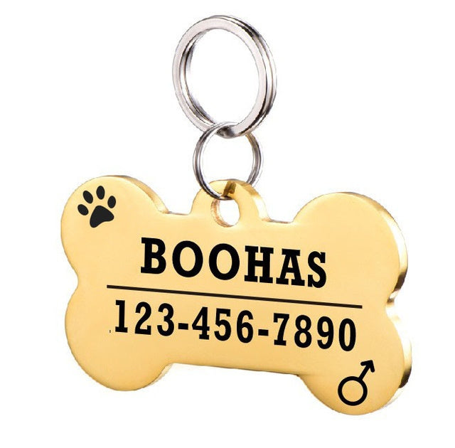 Custom Dog ID Tag – Stylish & Safety Combined