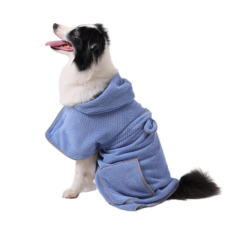 Ultra-Absorbent Dog Towel Robe – Dry in Style