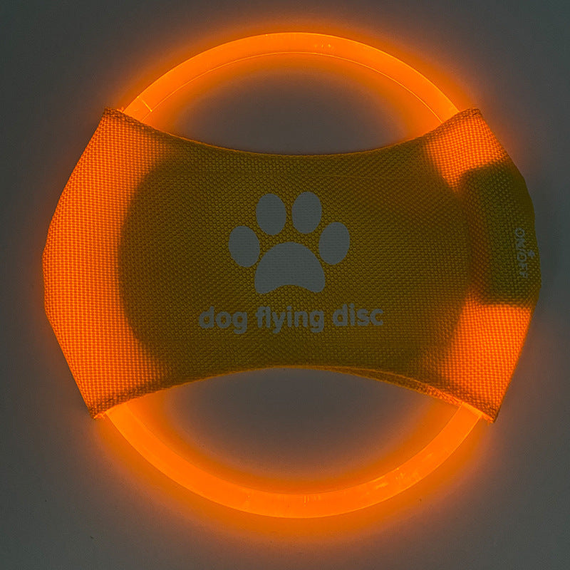Glow-Up Dog Frisbee – LED Light-Up Flying Fun