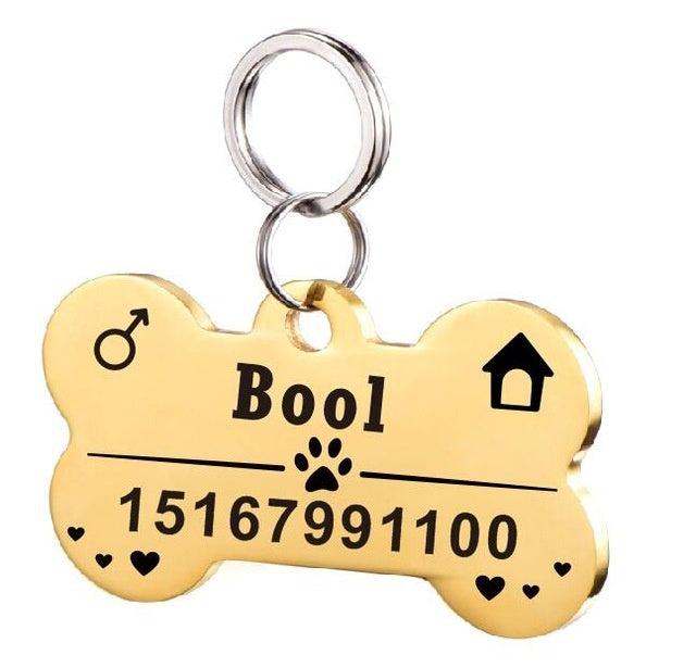 Custom Dog ID Tag – Stylish & Safety Combined