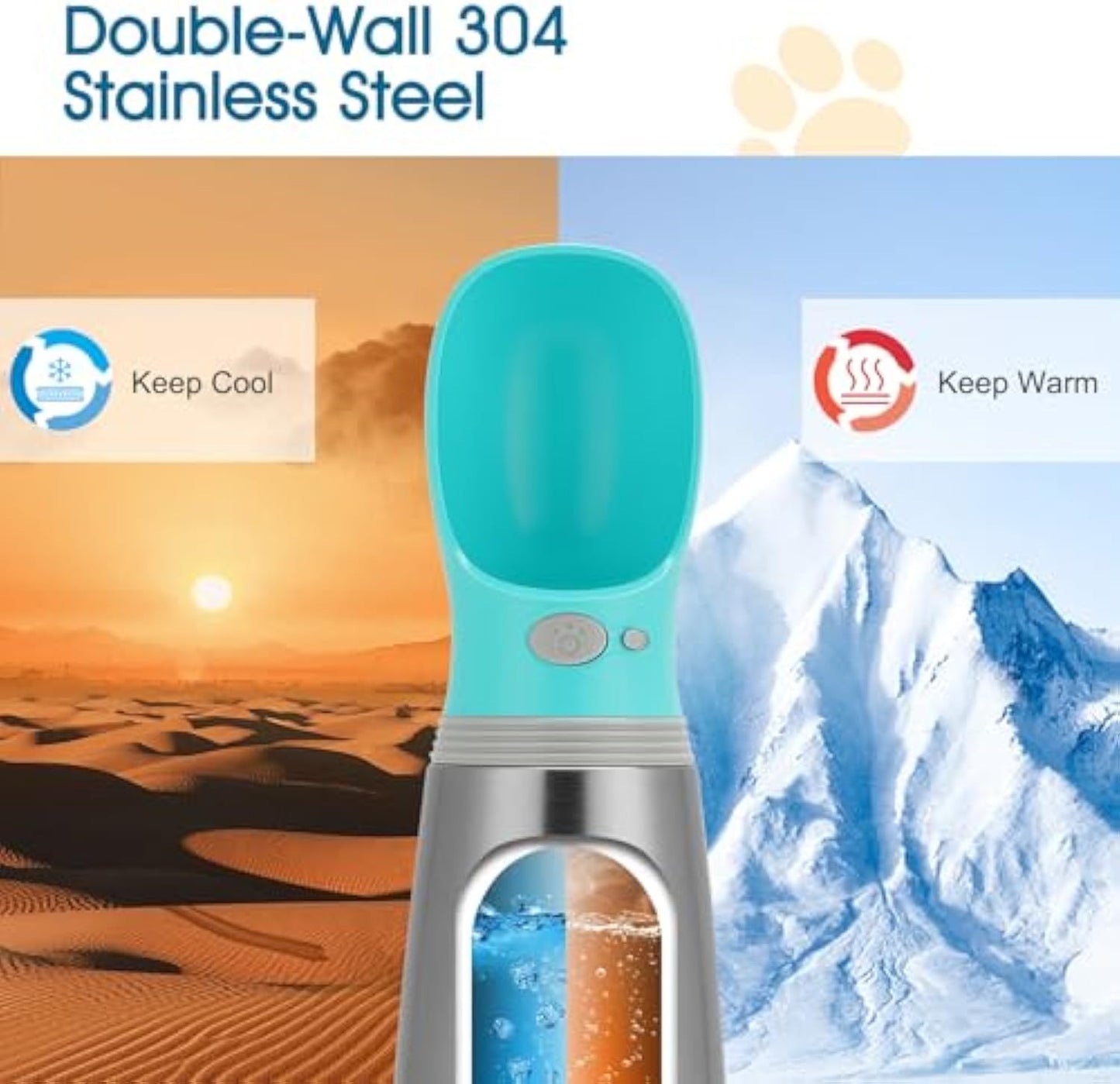 700ml Travel Dog Water Bottle – Spill-Free Hydration