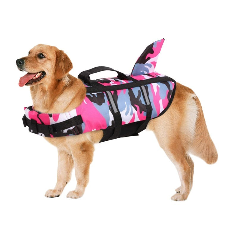 Camouflage Dog Life Jacket – Swim Safe, Look Cool