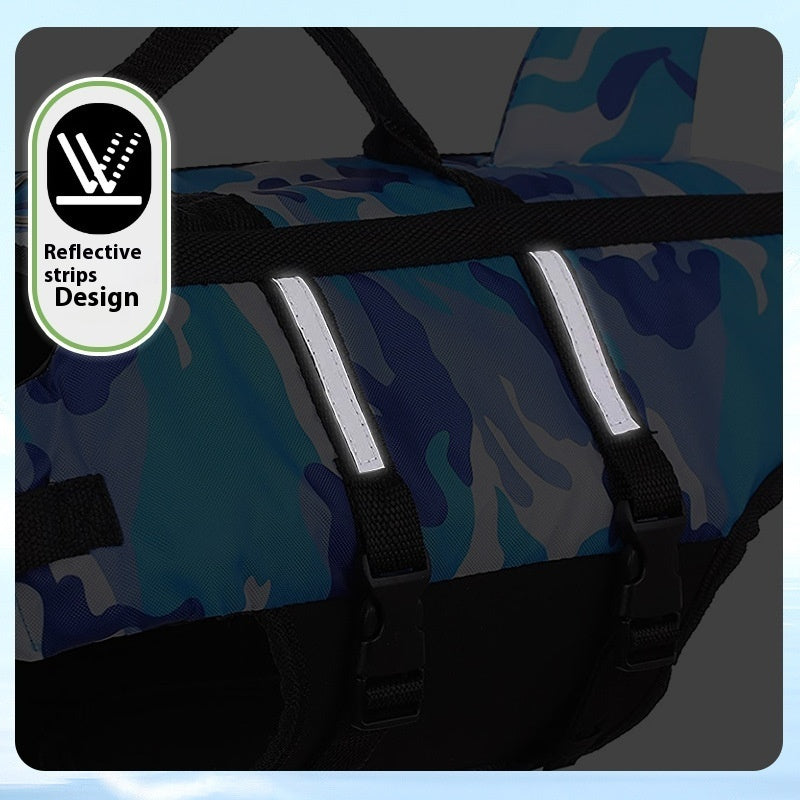 Camouflage Dog Life Jacket – Swim Safe, Look Cool