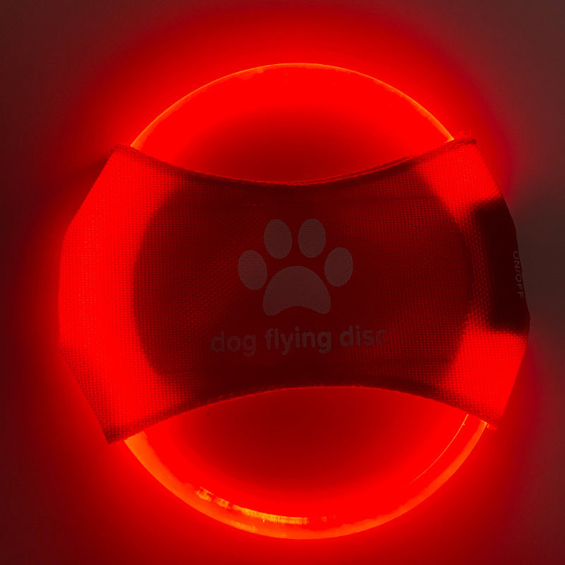 Glow-Up Dog Frisbee – LED Light-Up Flying Fun