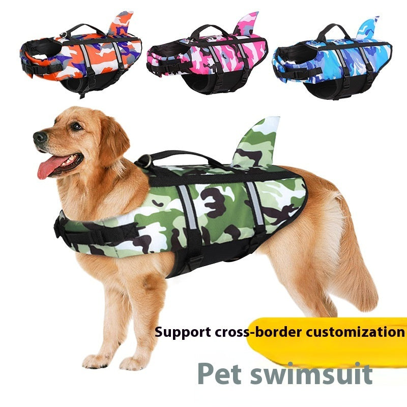Camouflage Dog Life Jacket – Swim Safe, Look Cool