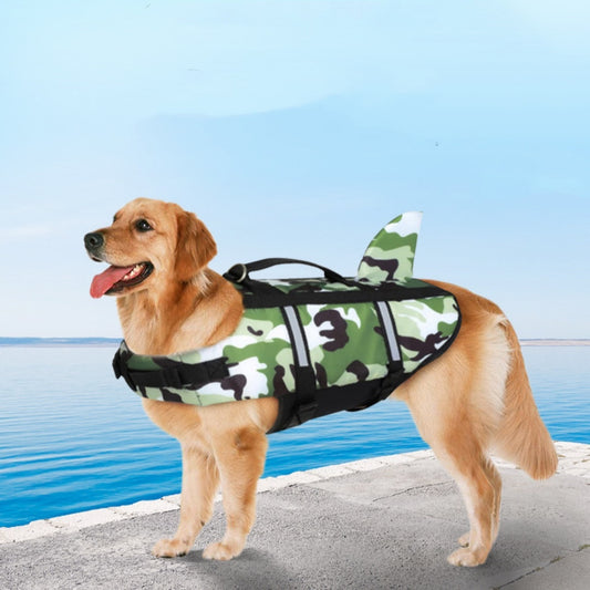 Camouflage Dog Life Jacket – Swim Safe, Look Cool