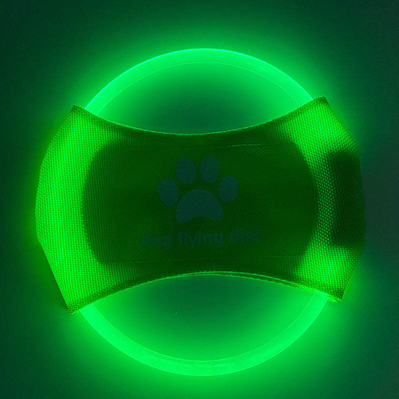 Glow-Up Dog Frisbee – LED Light-Up Flying Fun