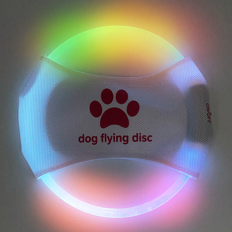 Glow-Up Dog Frisbee – LED Light-Up Flying Fun