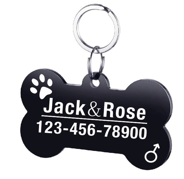 Custom Dog ID Tag – Stylish & Safety Combined